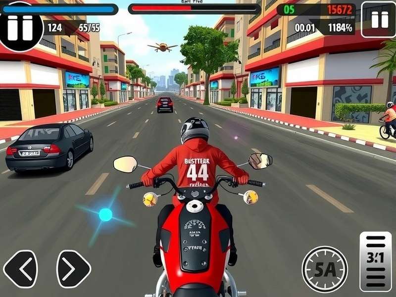 Bengaluru Bike Bandits community event screenshot showing players competing